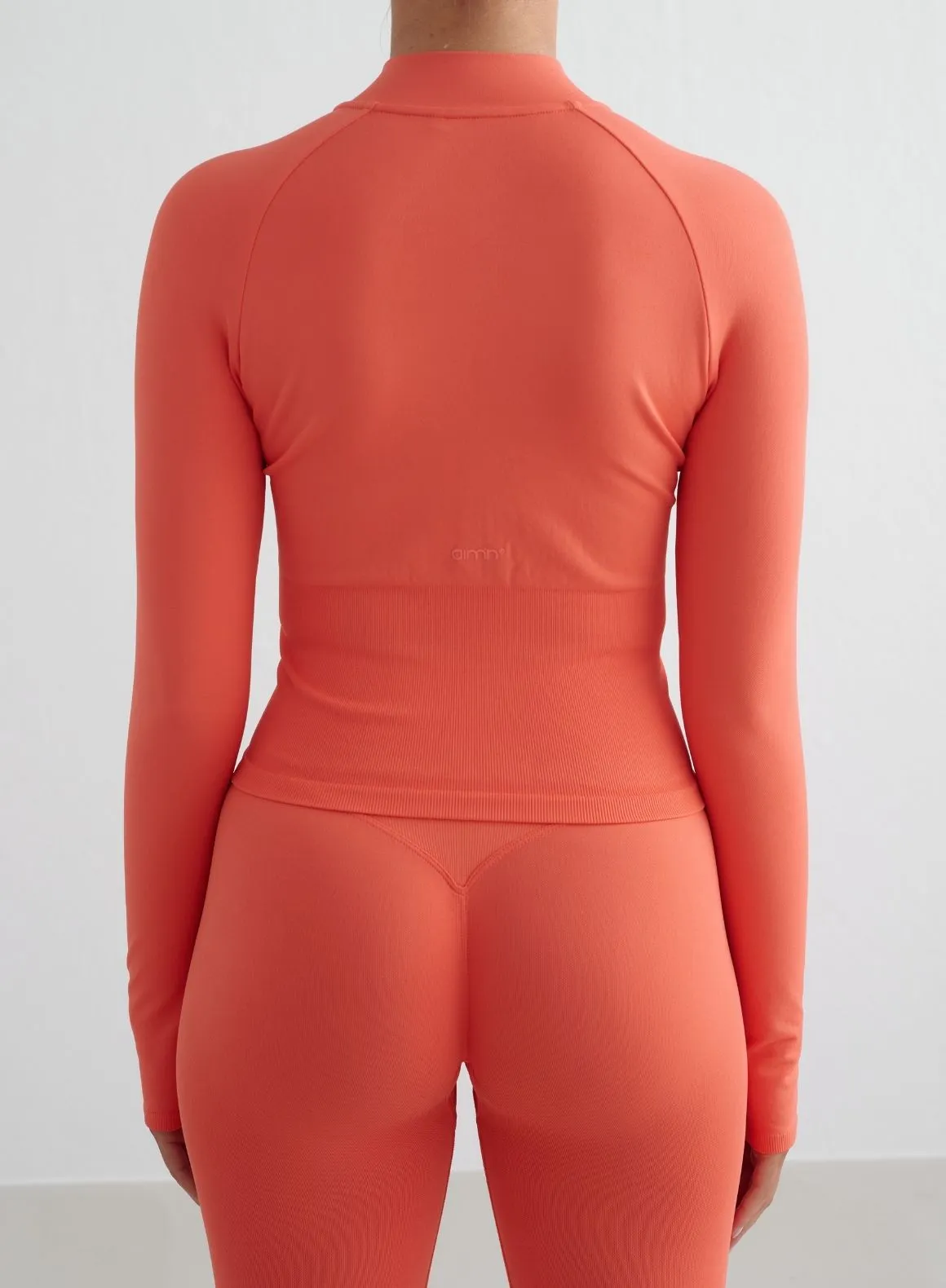 Tangerine Shape Seamless Zip Jacket sold by Aimn product image thumbnail 2