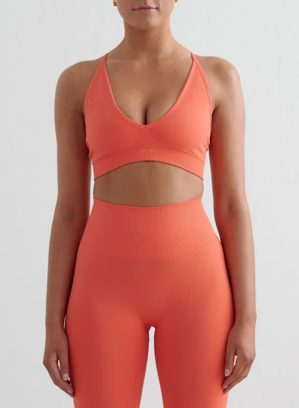 Tangerine Shape Seamless Cross Back Bra sold by Aimn