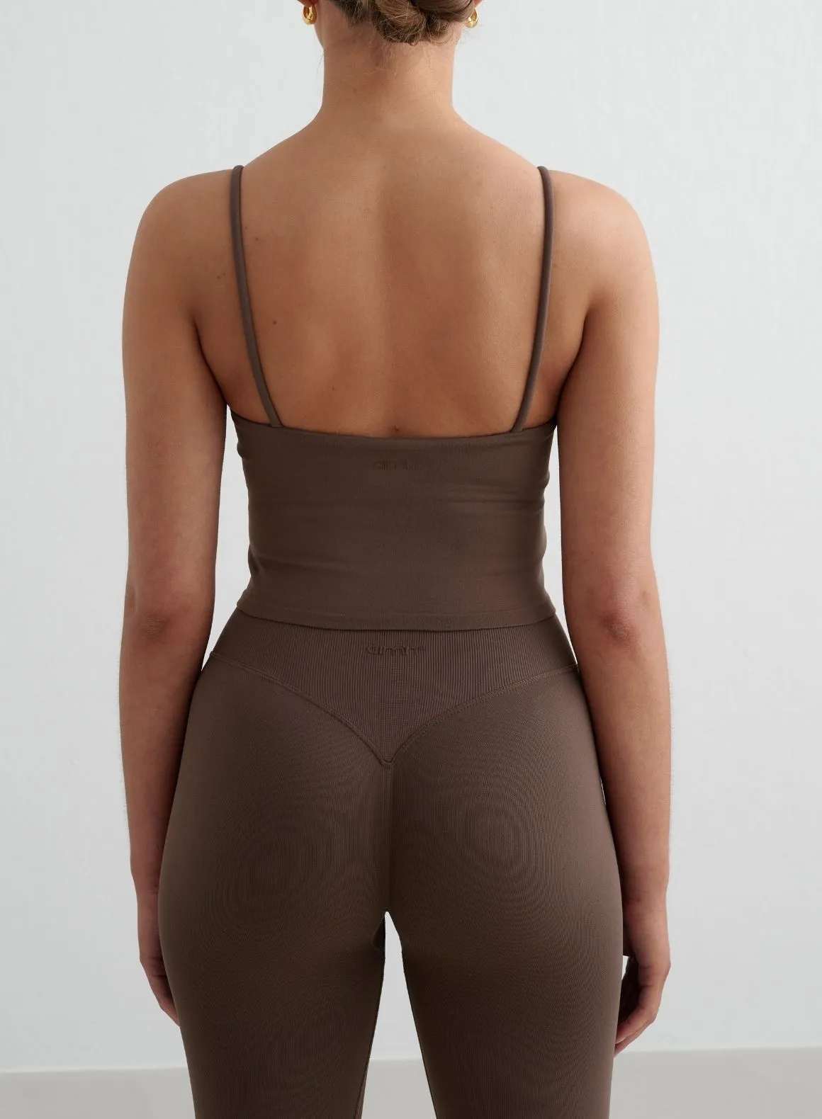 Macchiato Shape Seamless Tights & Strap Singlet Set sold by Aimn product image thumbnail 4