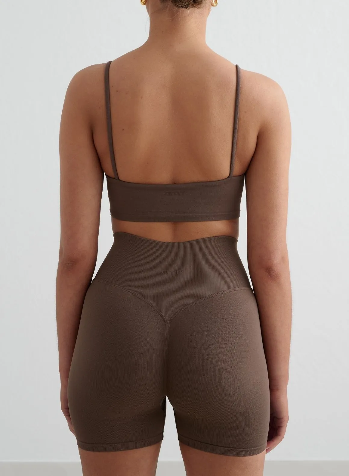 Macchiato Shape Seamless Hotpants & Strap Bra Set sold by Aimn product image thumbnail 4