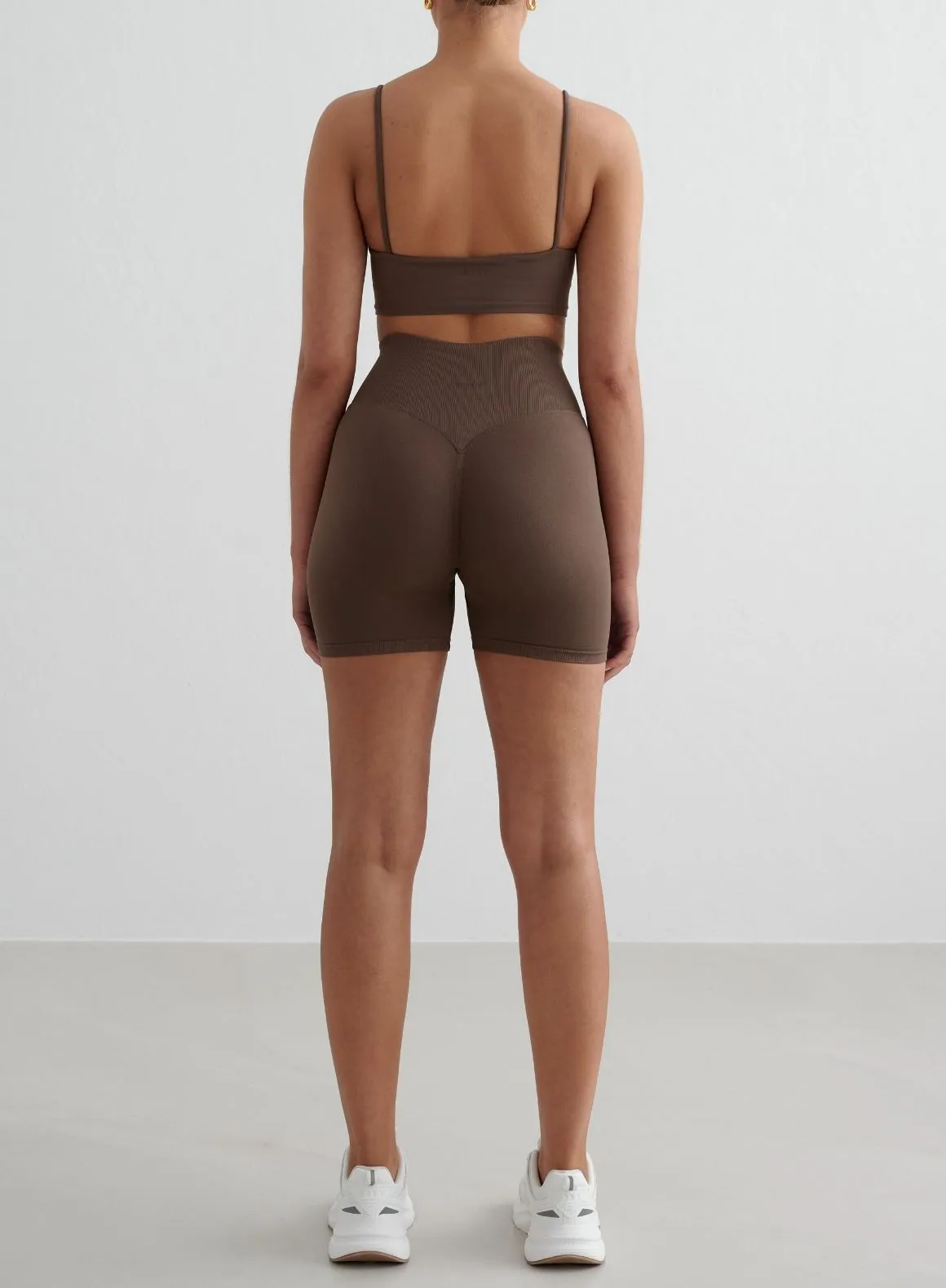 Macchiato Shape Seamless Hotpants & Strap Bra Set sold by Aimn product image thumbnail 2