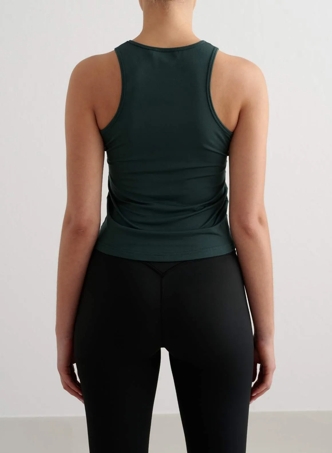 Deep Emerald Soft Basic Singlet sold by Aimn product image thumbnail 2