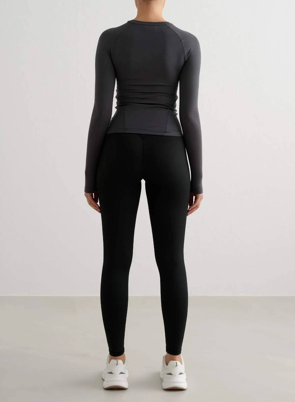 Shadow Grey Soft Basic Long Sleeve sold by Aimn product image thumbnail 4