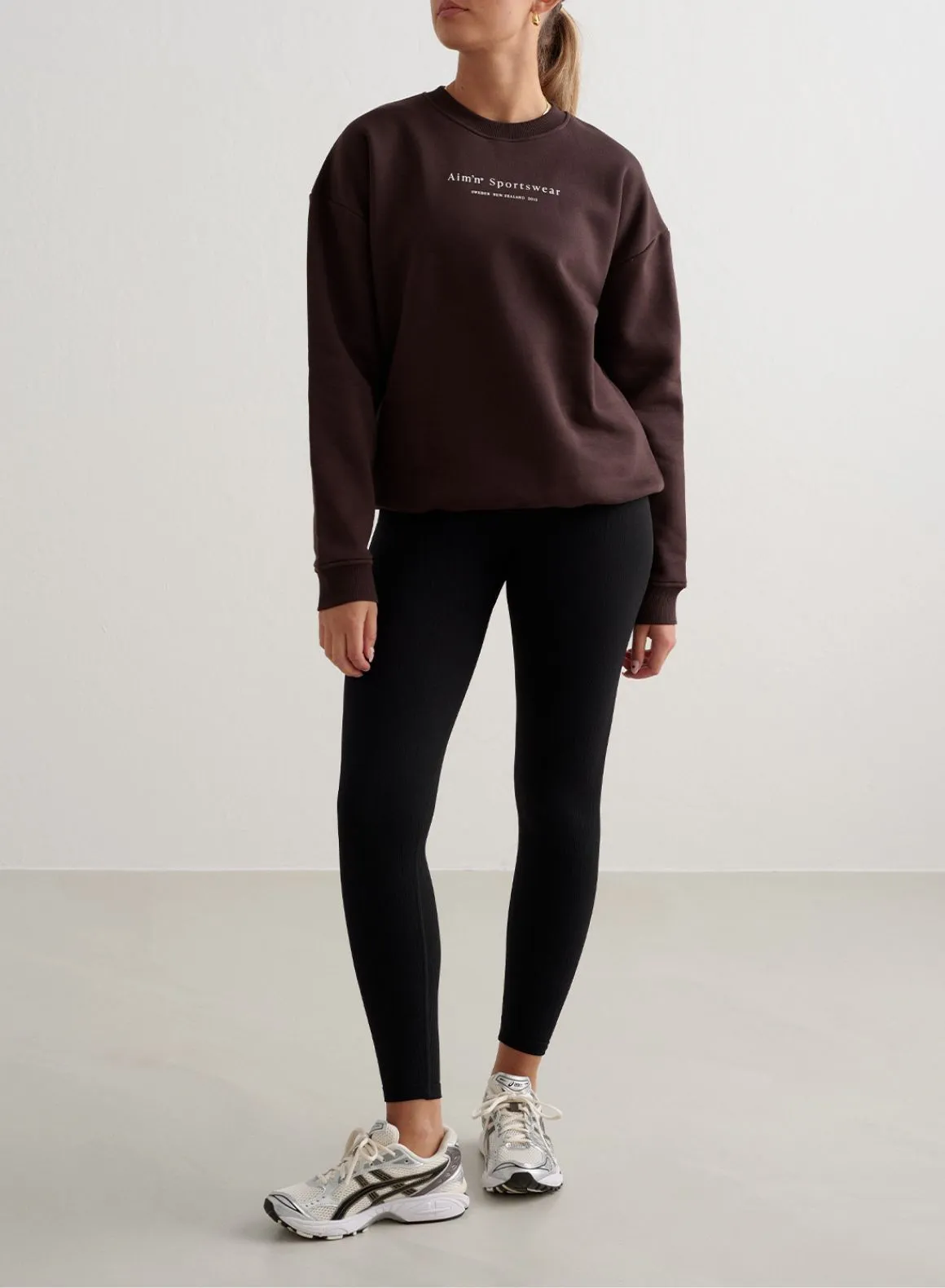Cacao Serif Sweatshirt sold by Aimn product image thumbnail 3
