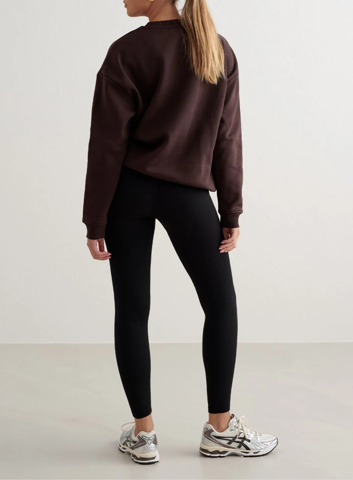 Cacao Serif Sweatshirt sold by Aimn product image thumbnail 4