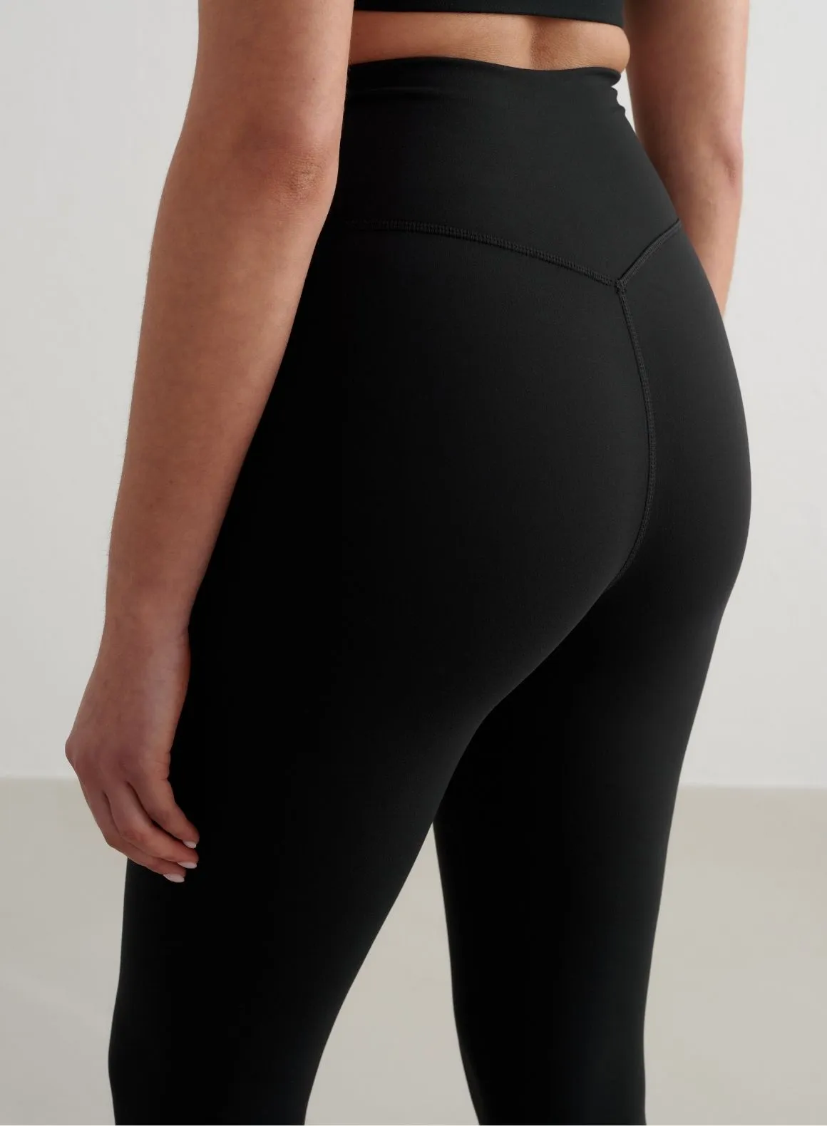 Black Sense Stirrup Tights sold by Aimn product image thumbnail 3