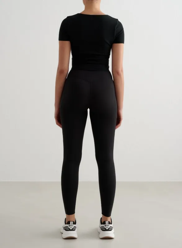 Black Sense Pocket Tights sold by Aimn