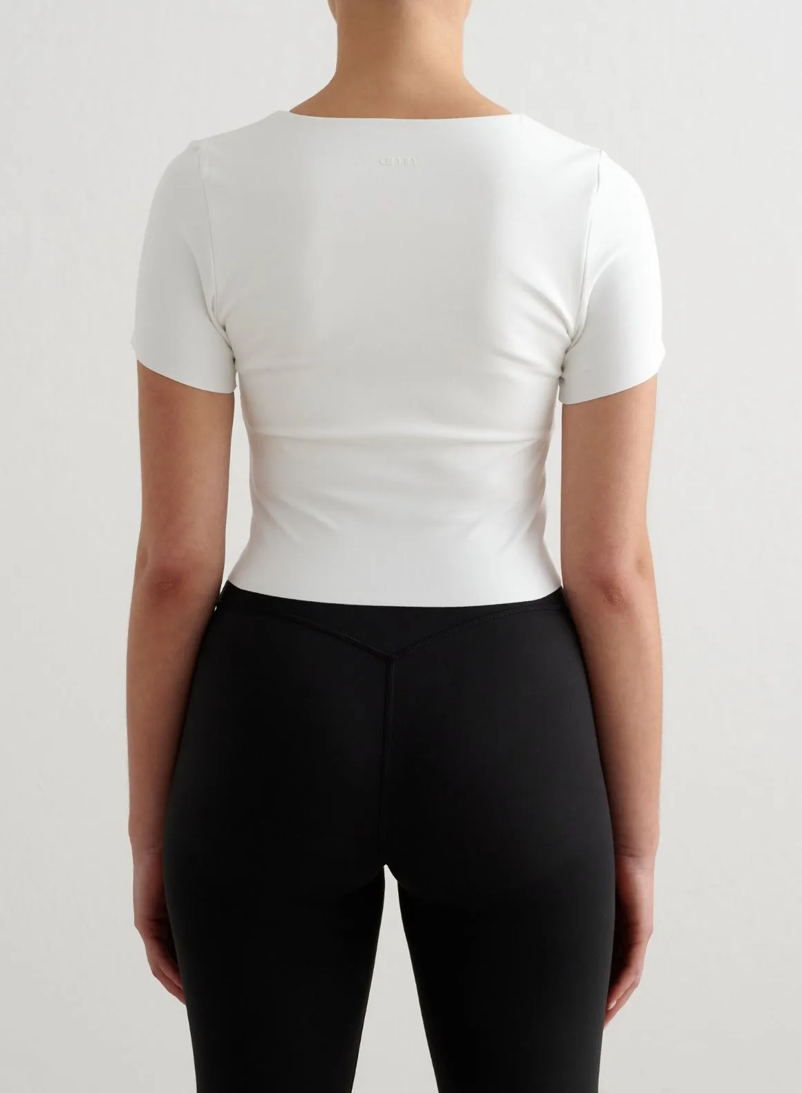 White Sense Short Sleeve Bralette sold by Aimn product image thumbnail 2