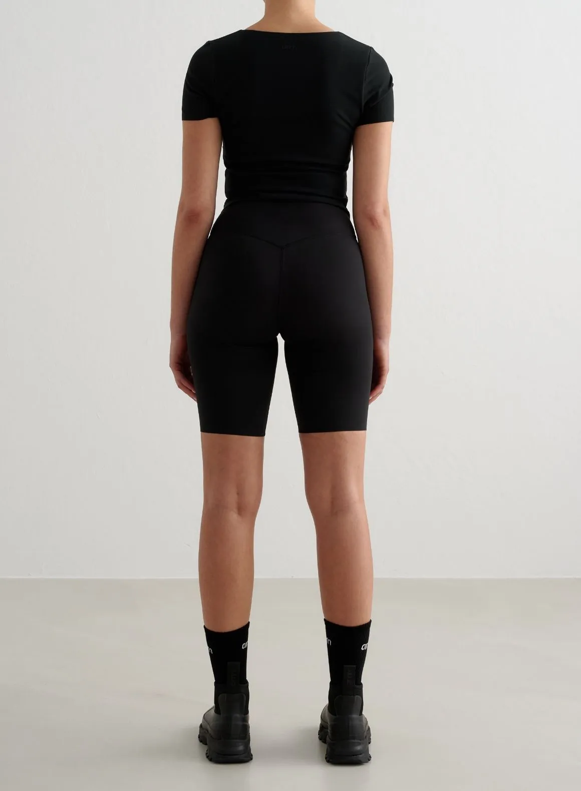 Black Sense Short Sleeve Bralette sold by Aimn product image thumbnail 4