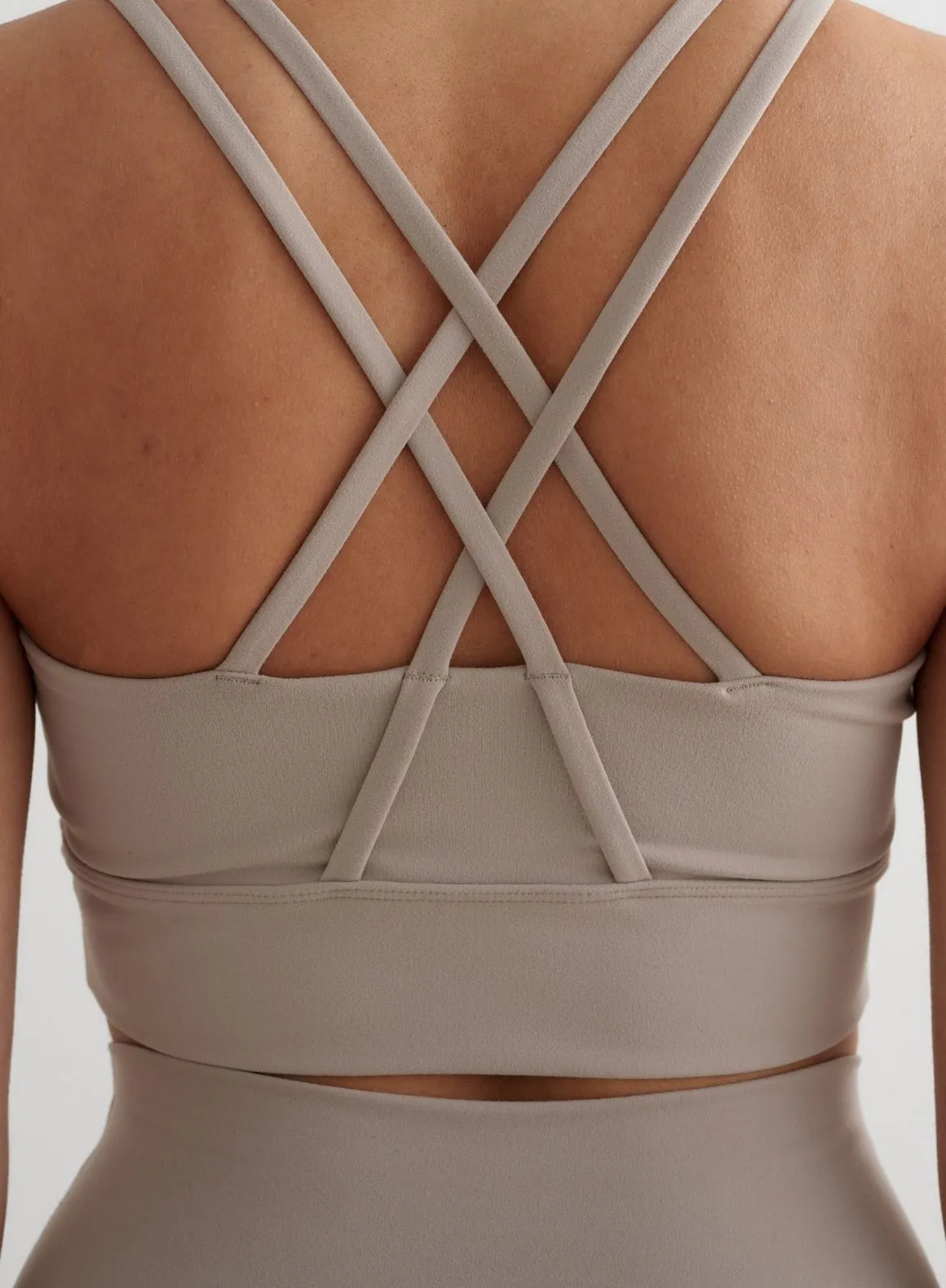 Dark Clay Sense Sports Bra sold by Aimn product image thumbnail 5