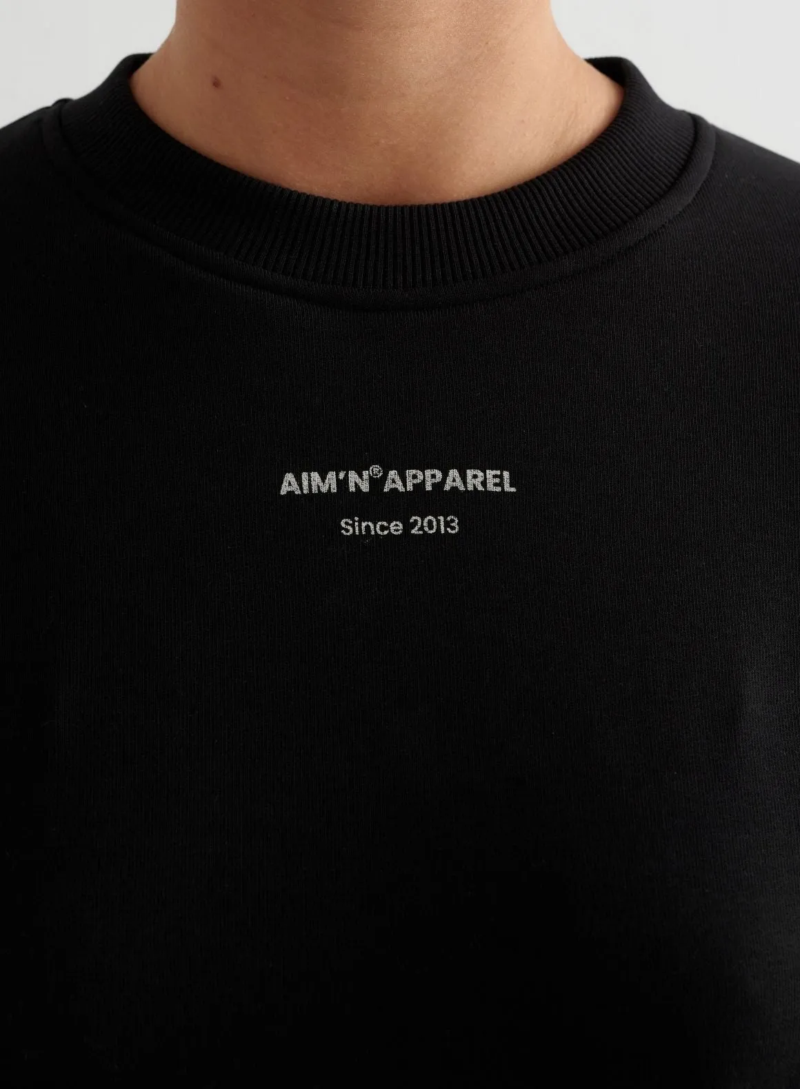 Black Apparel Terry Sweatshirt sold by Aimn product image thumbnail 5