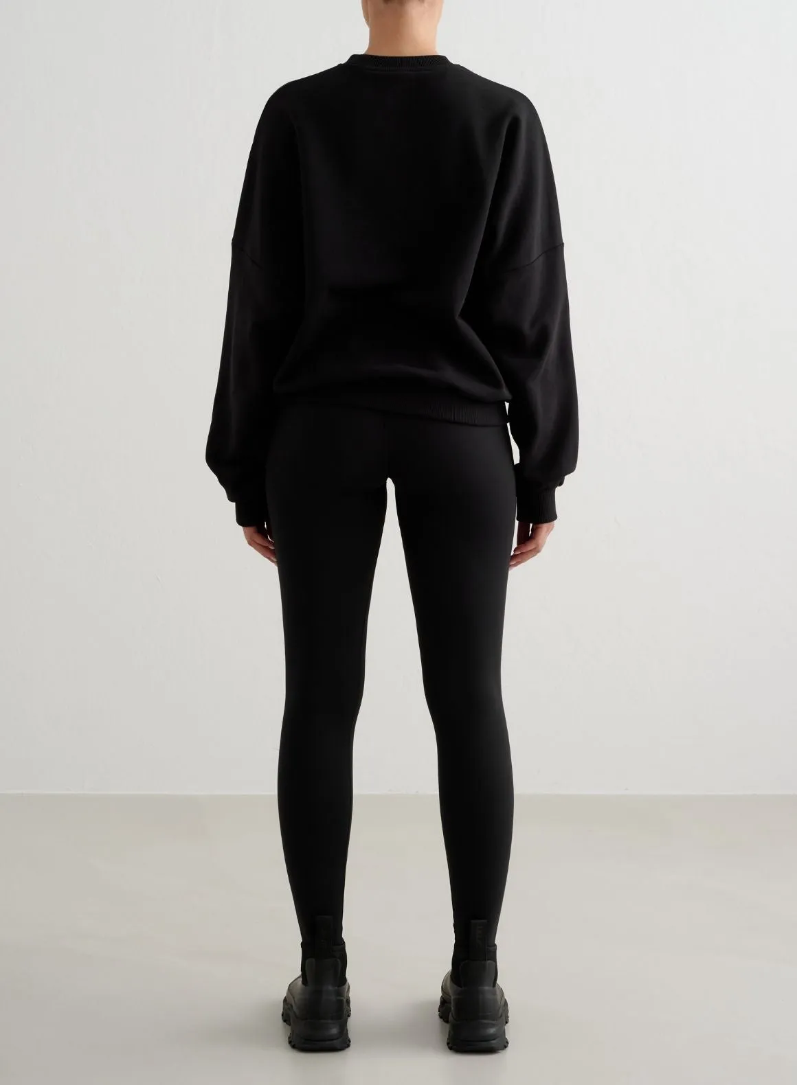 Black Apparel Terry Sweatshirt sold by Aimn product image thumbnail 4