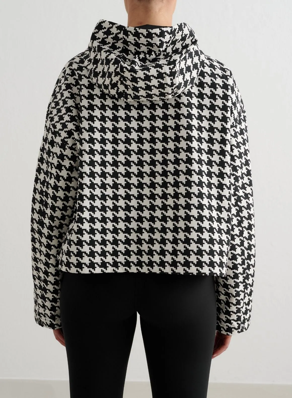 Pepita Cropped Waterproof Anorak sold by Aimn product image thumbnail 4