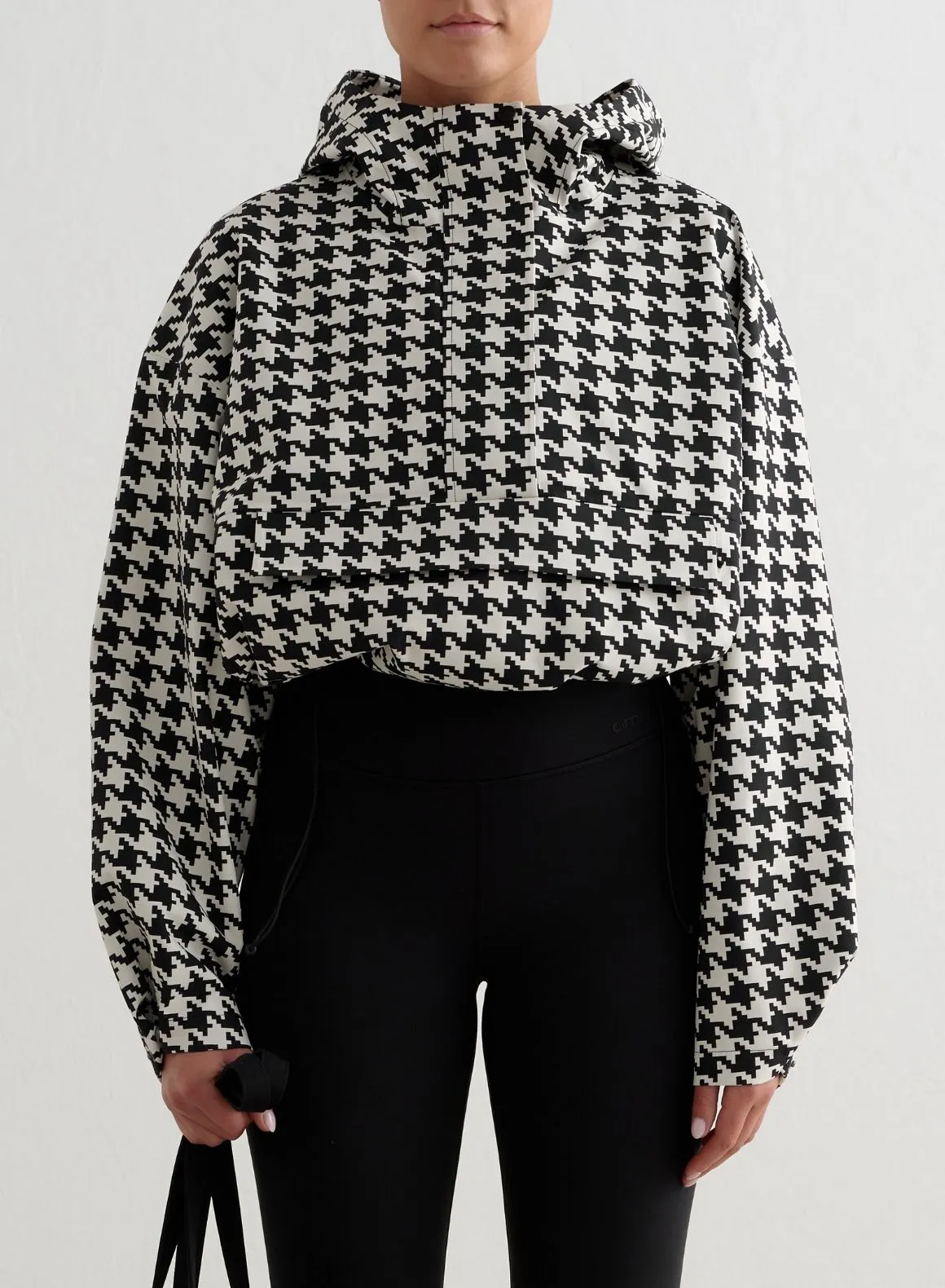 Pepita Cropped Waterproof Anorak sold by Aimn product image thumbnail 3