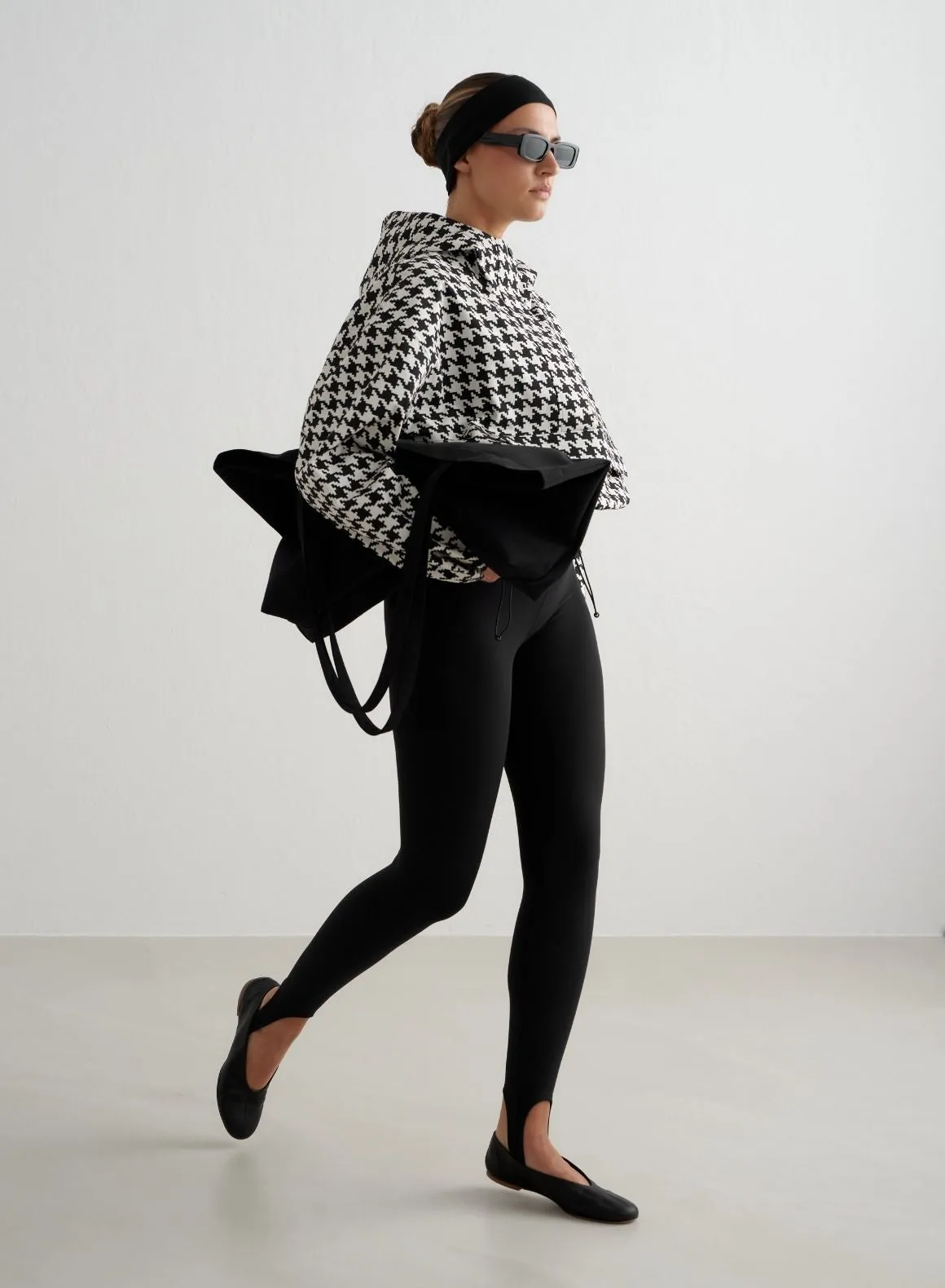 Pepita Cropped Waterproof Anorak sold by Aimn product image thumbnail 2