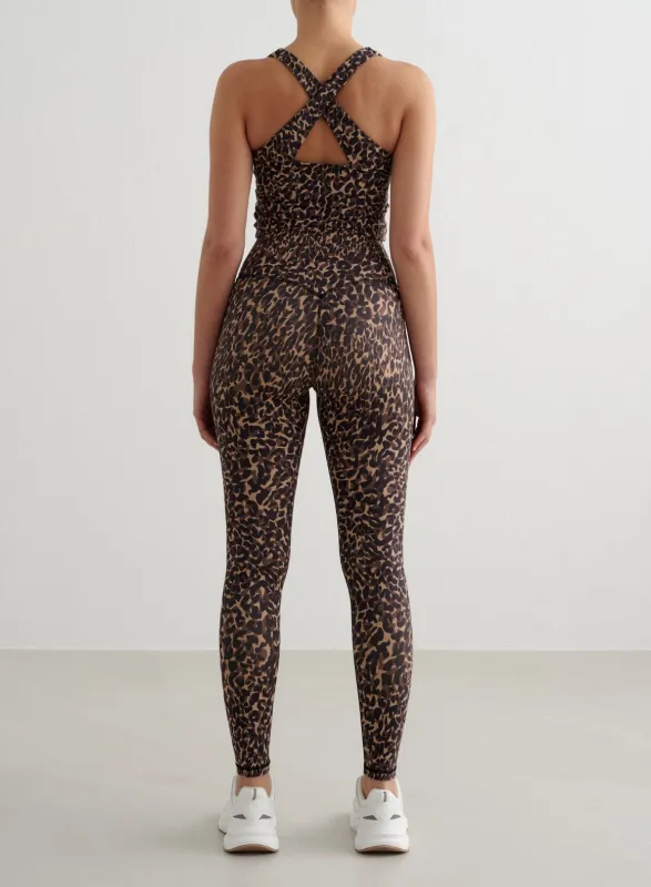 Cheetah Core Tights & Essential Bralette Set sold by Aimn