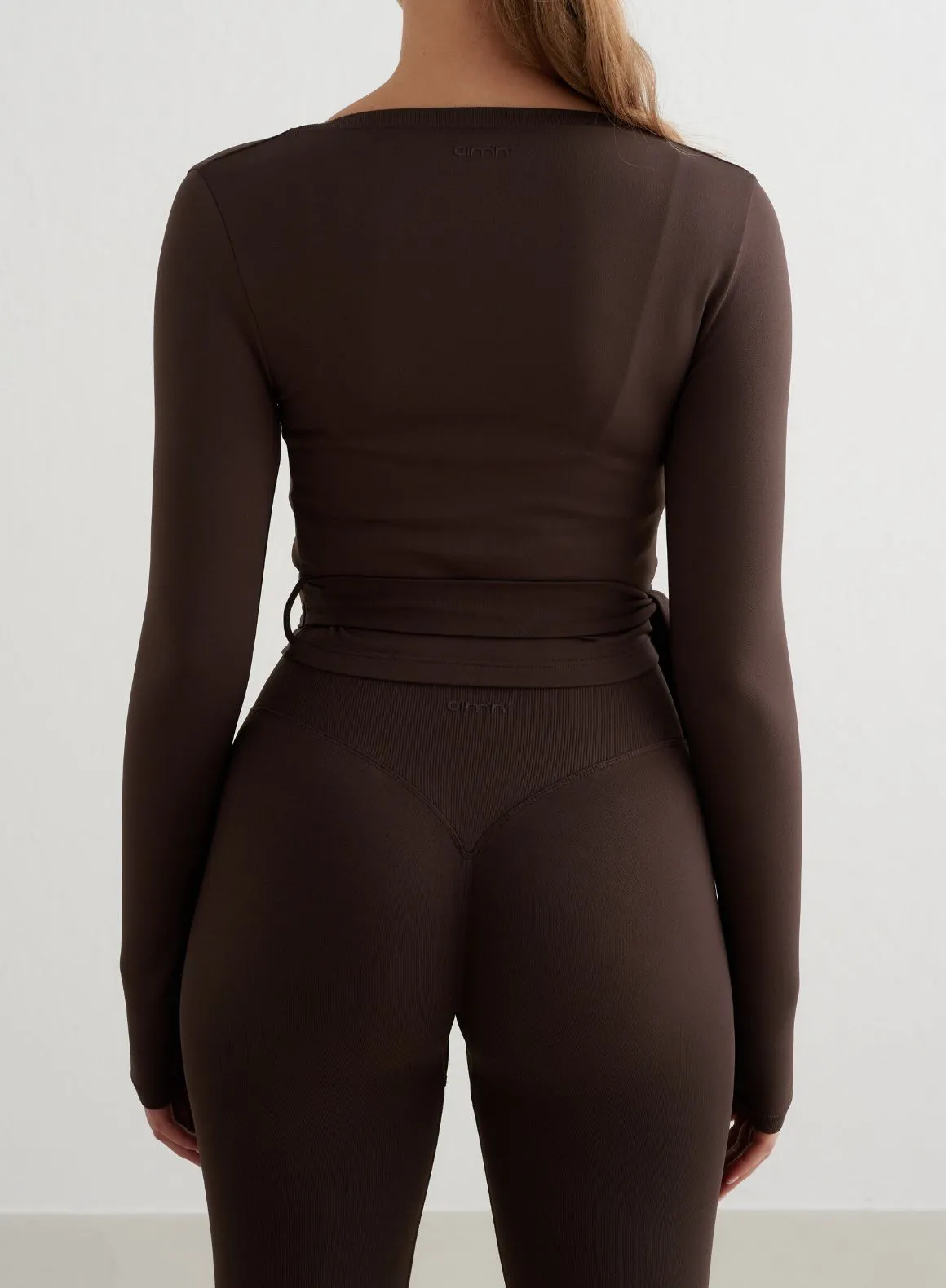 Chocolate Shape Seamless Wrap Long Sleeve sold by Aimn product image thumbnail 2