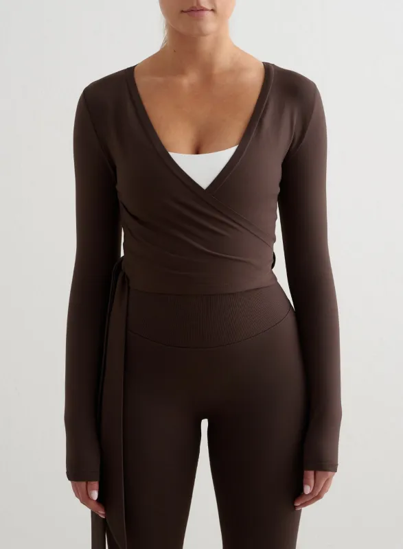 Chocolate Shape Seamless Wrap Long Sleeve sold by Aimn