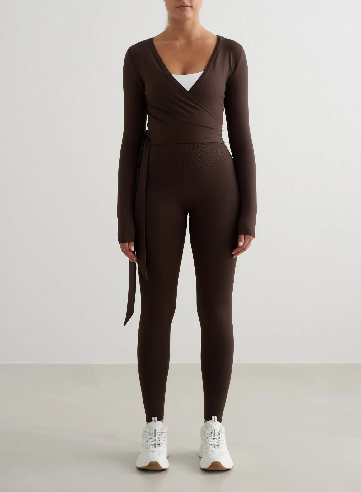 Chocolate Shape Seamless Wrap Long Sleeve sold by Aimn product image thumbnail 3