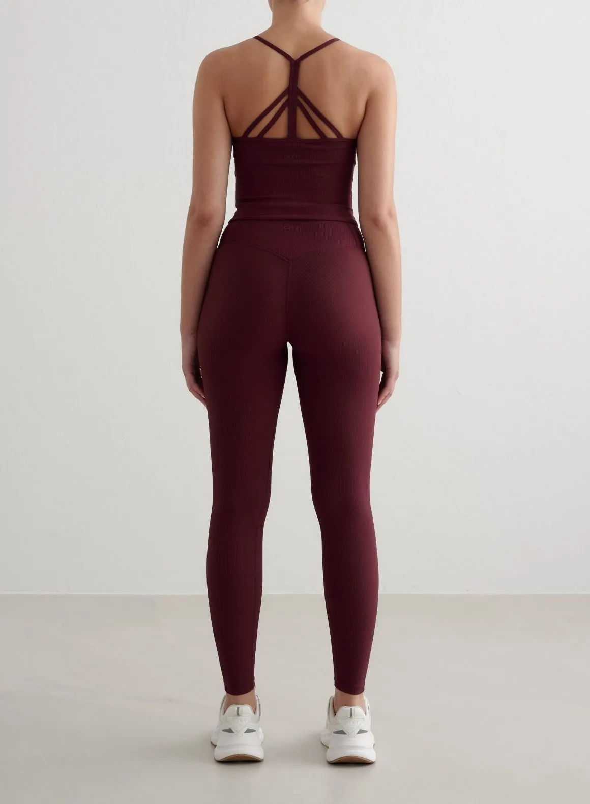 Cherry Ribbed Performance Bralette sold by Aimn product image thumbnail 3