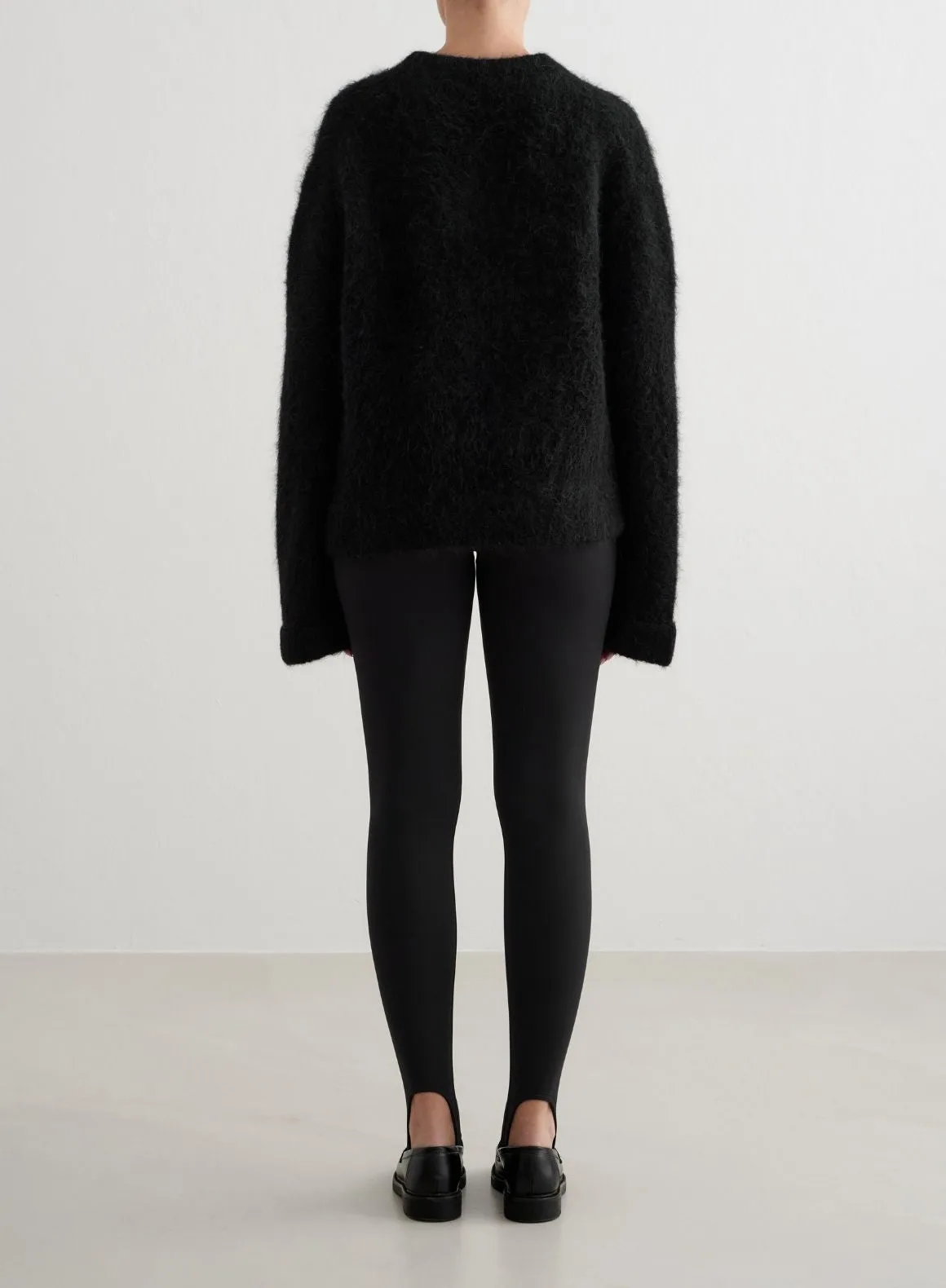 Black Alpaca Knit Sweater sold by Aimn product image thumbnail 4