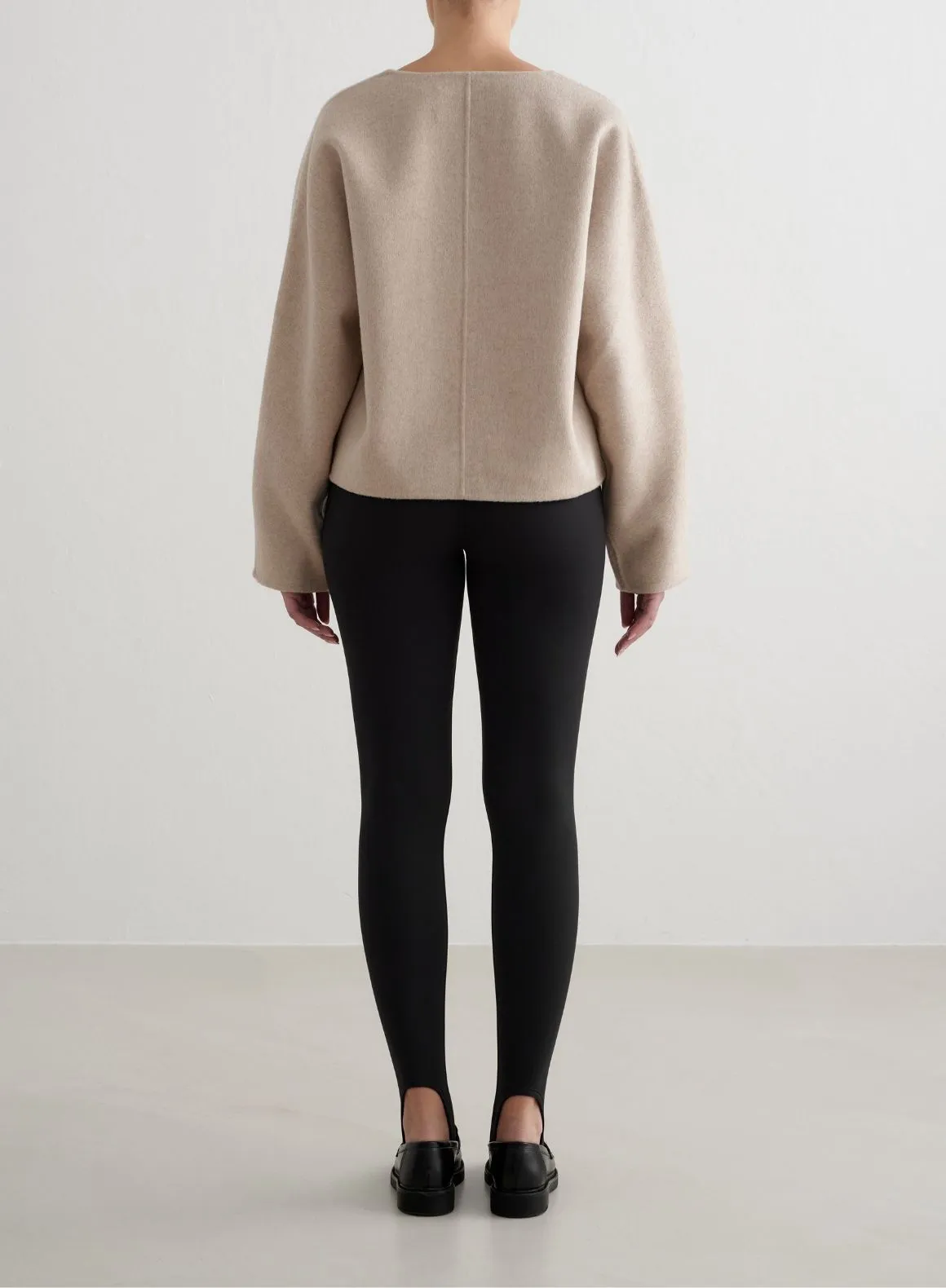 Dark Clay Wool Sweatshirt sold by Aimn product image thumbnail 4