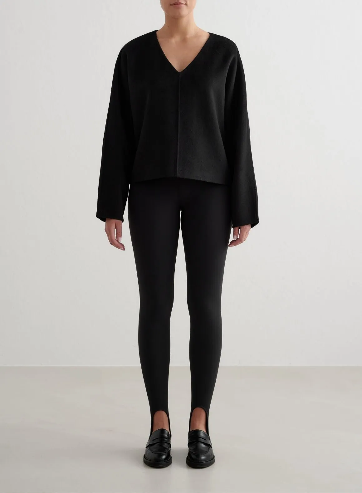 Black Wool Sweatshirt sold by Aimn product image thumbnail 4