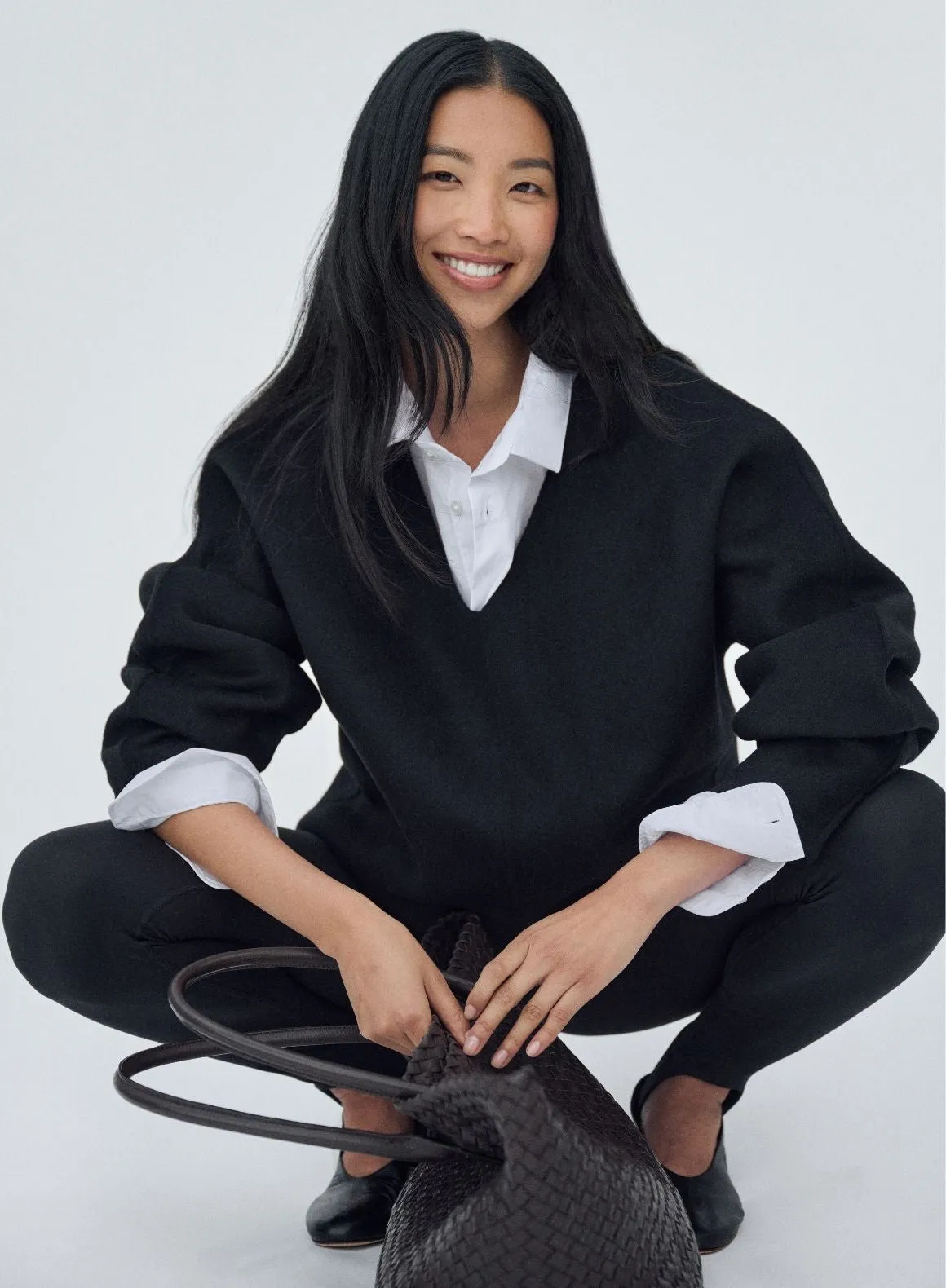 Black Wool Sweatshirt sold by Aimn