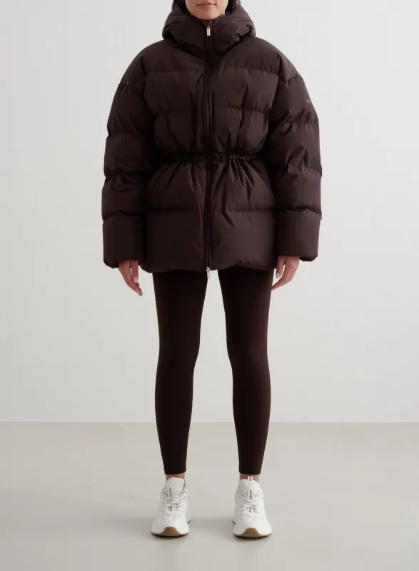 Cacao Moment Puffer Jacket sold by Aimn