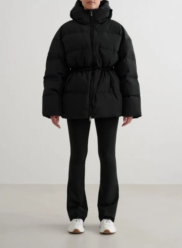 Black Moment Puffer Jacket sold by Aimn