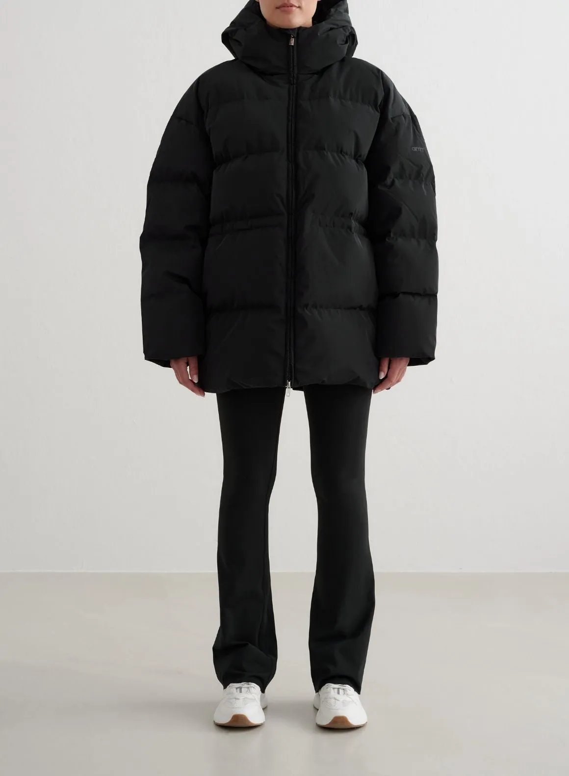 Black Moment Puffer Jacket sold by Aimn product image thumbnail 3