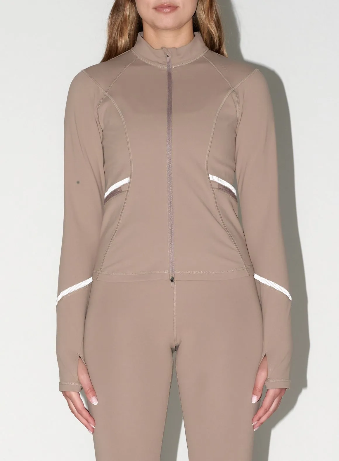 Espresso Reflective Warming Zip Jacket sold by Aimn product image thumbnail 2