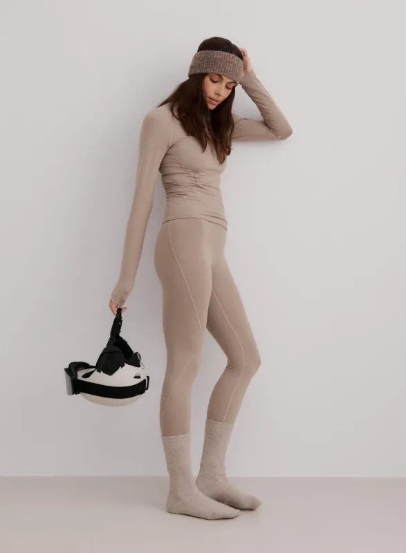 Espresso Baselayer Leggings sold by Aimn