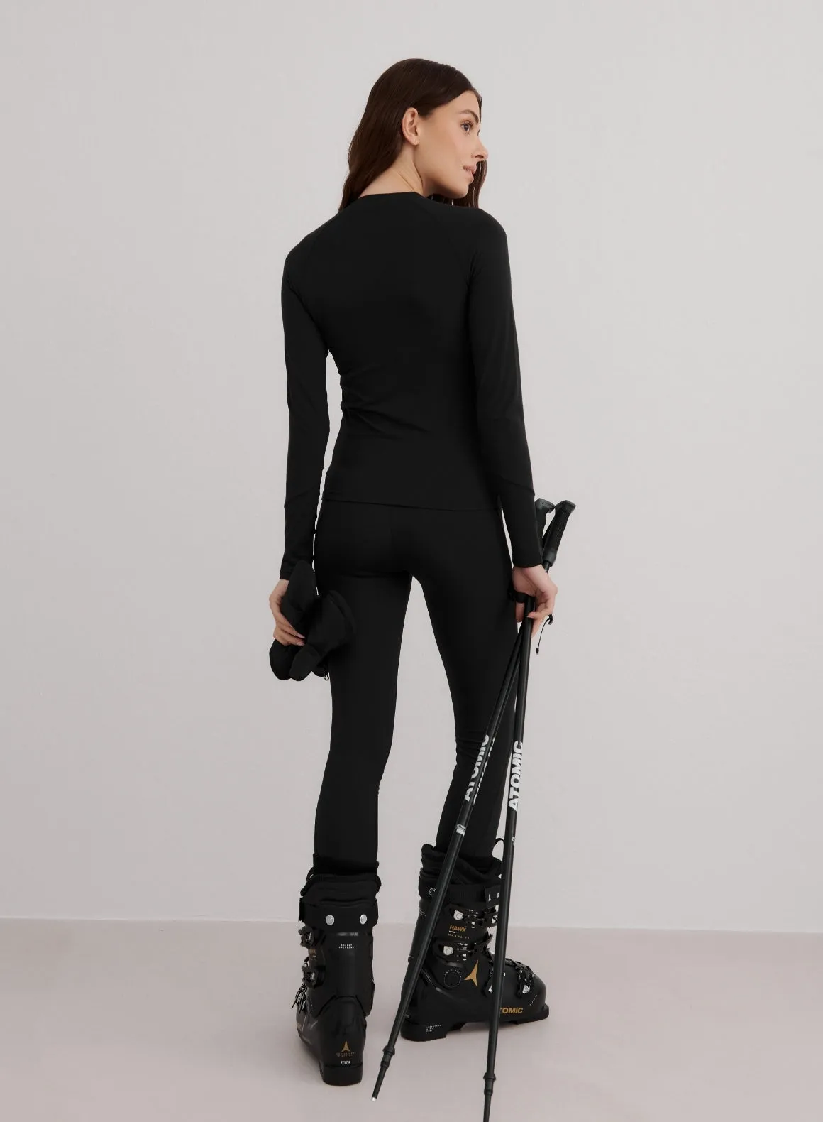 Black Baselayer Leggings sold by Aimn product image thumbnail 3