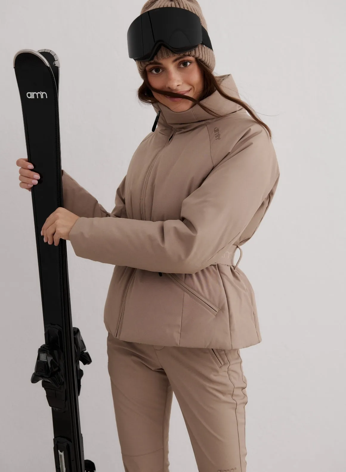 Espresso Verbier Jacket sold by Aimn product image thumbnail 4