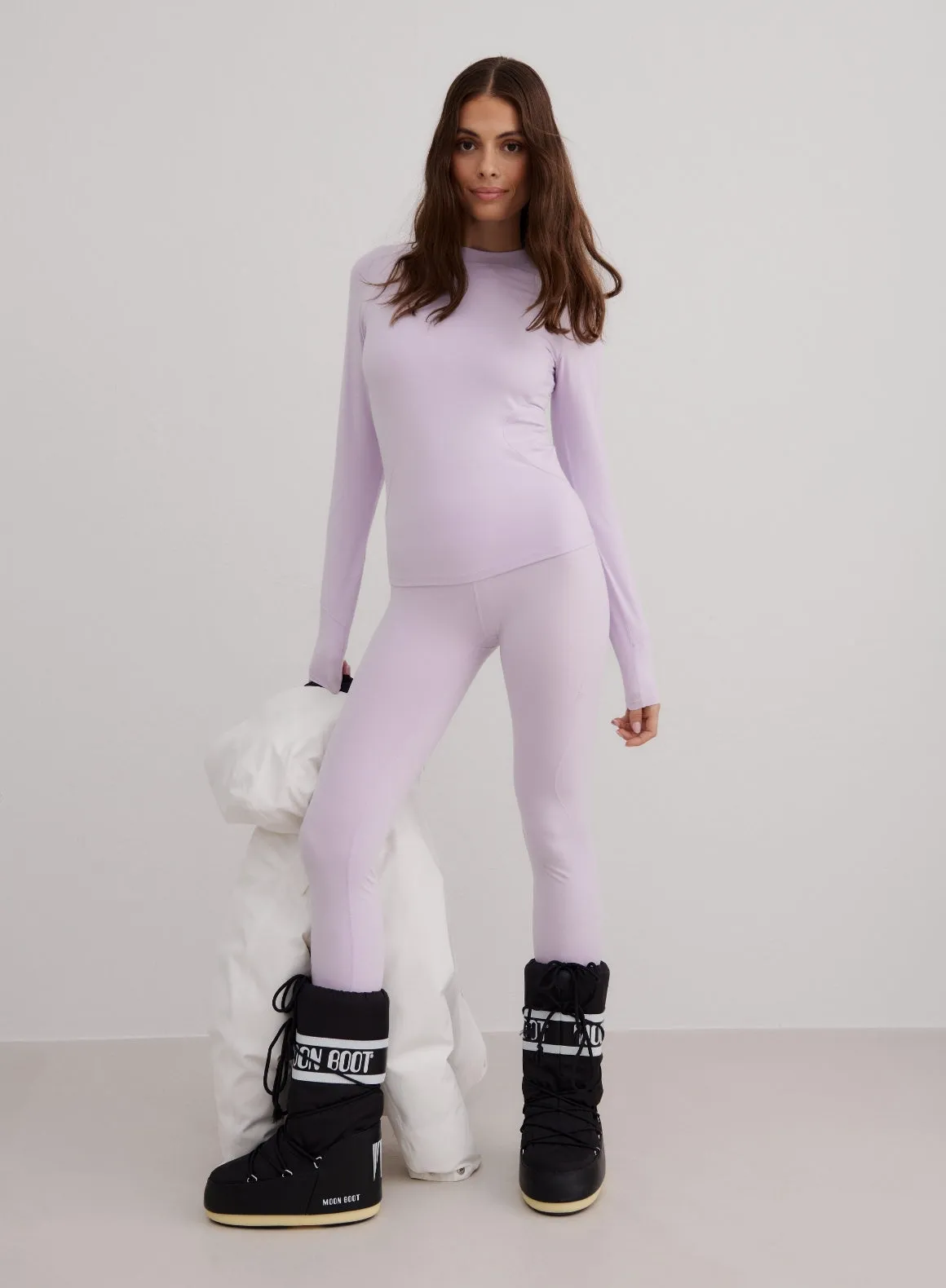 Pale Lavender Baselayer Long Sleeve sold by Aimn product image thumbnail 2