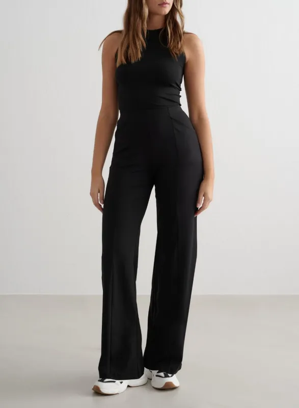 Black Essence Pants sold by Aimn