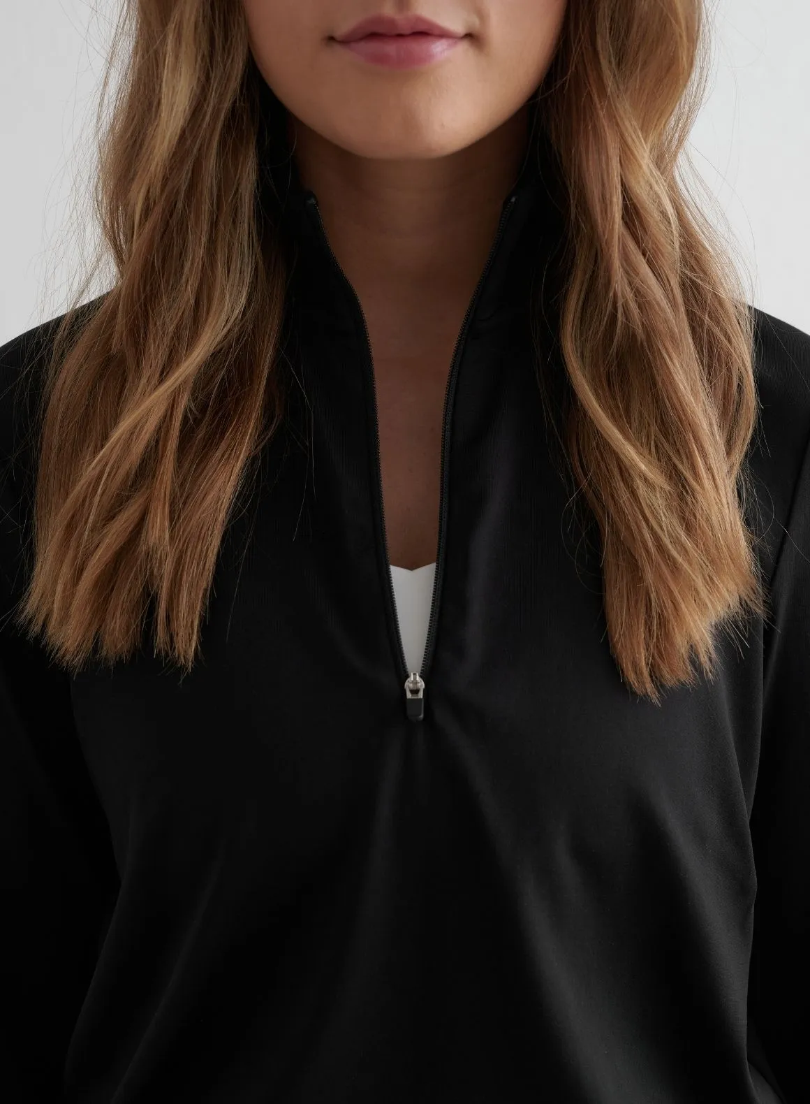 Black Essence Half Zip sold by Aimn product image thumbnail 5