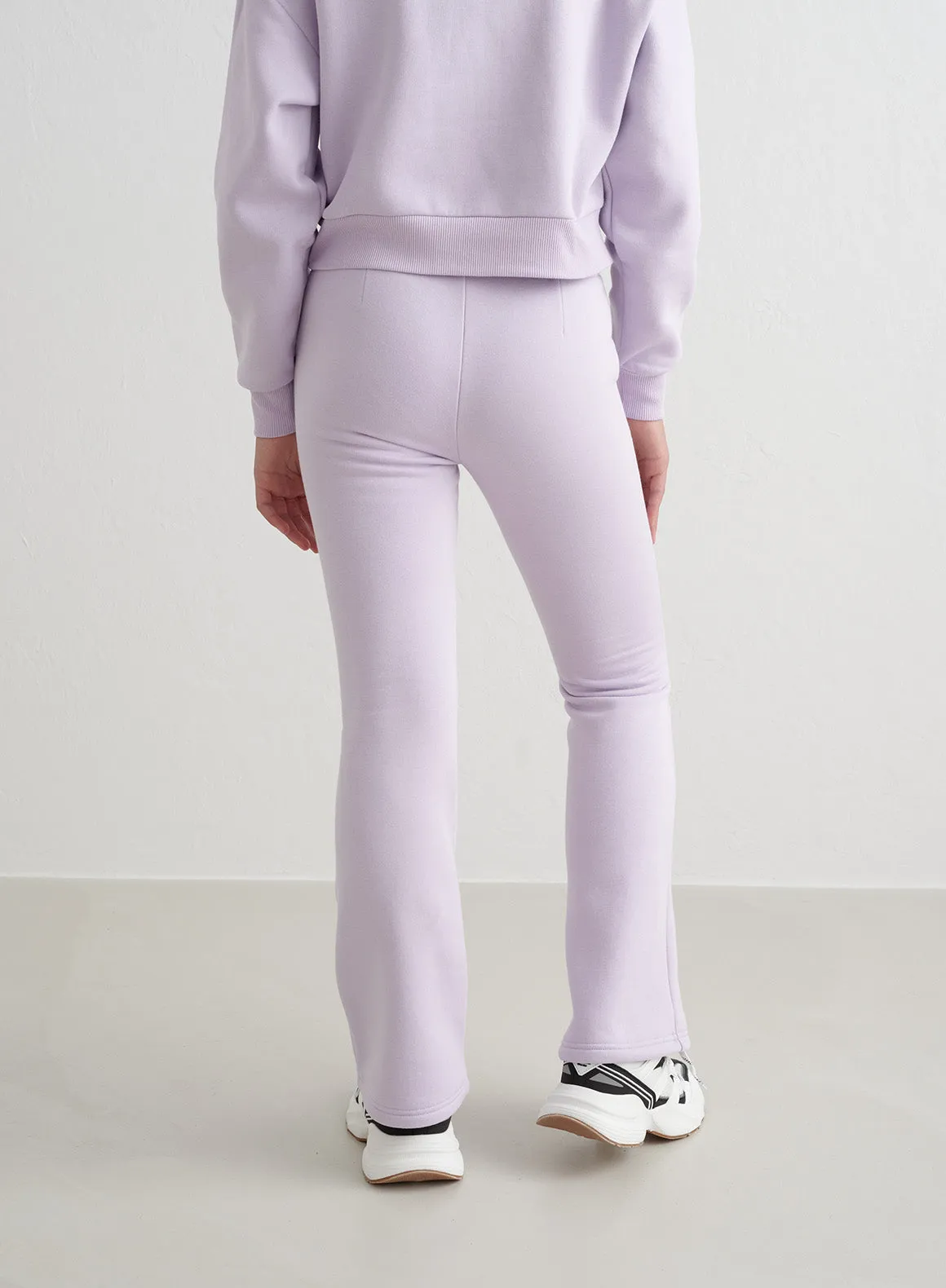 Pale Lavender Young Flare Sweatpants sold by Aimn product image thumbnail 3