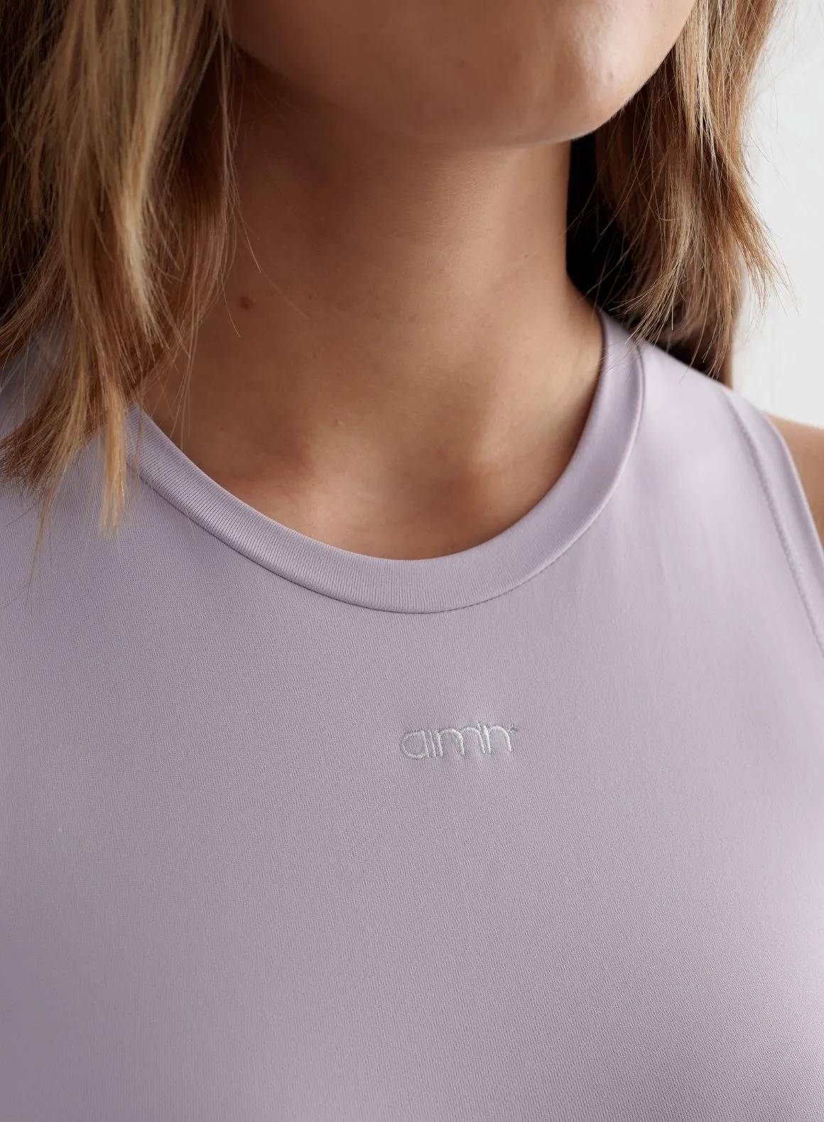 Pale Lavender Essence Singlet sold by Aimn product image thumbnail 5