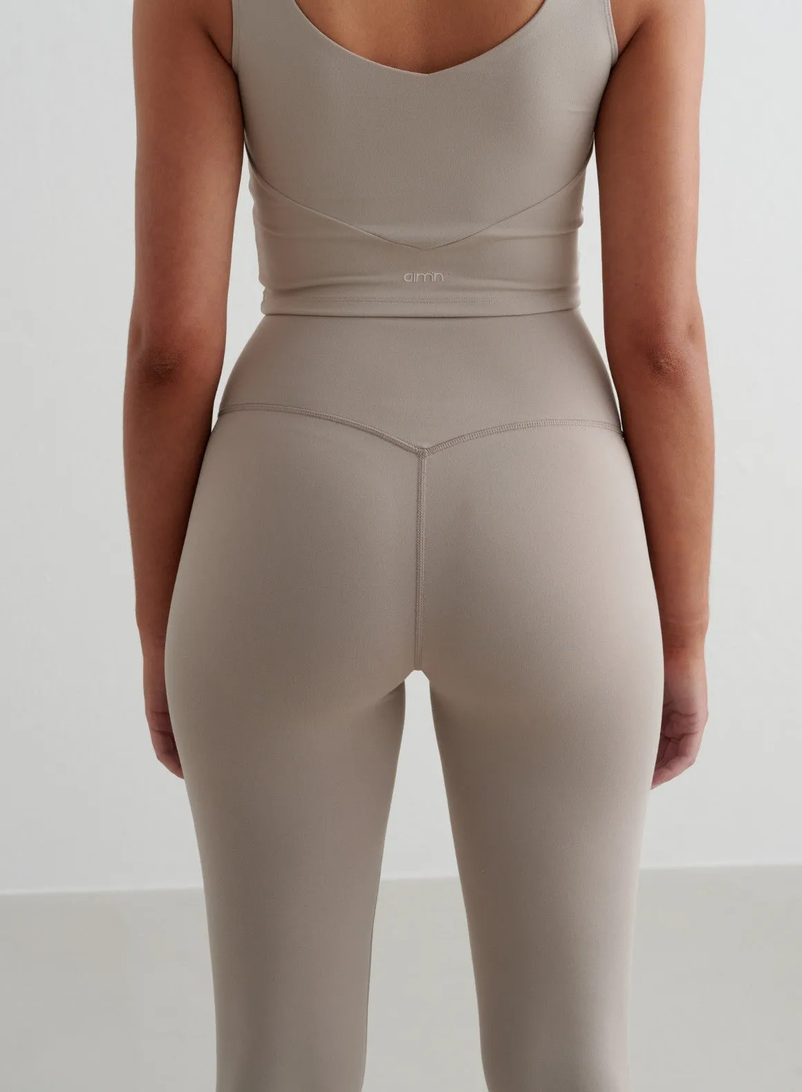 Dark Clay Sense Tall Tights sold by Aimn product image thumbnail 3