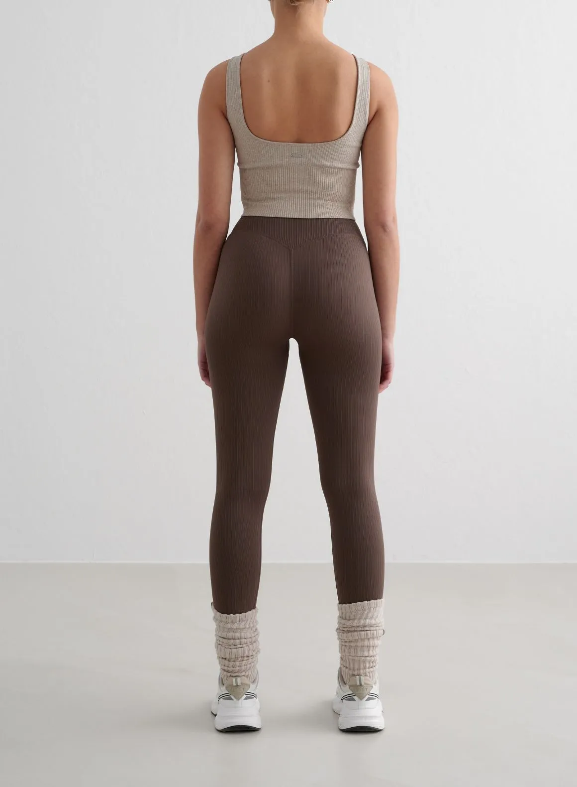Macchiato Ribbed Seamless Petite Tights sold by Aimn product image thumbnail 4