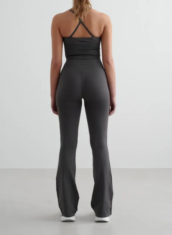 Shadow Grey Shape Seamless Flare Tall Tights sold by Aimn