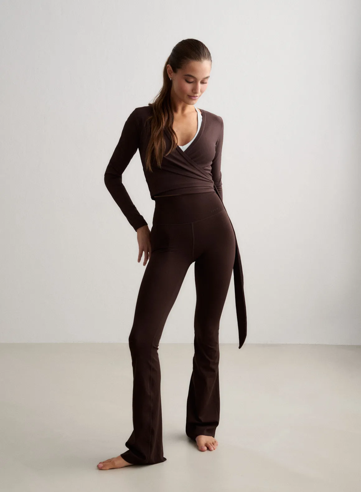 Chocolate Sense Flare Tights sold by Aimn