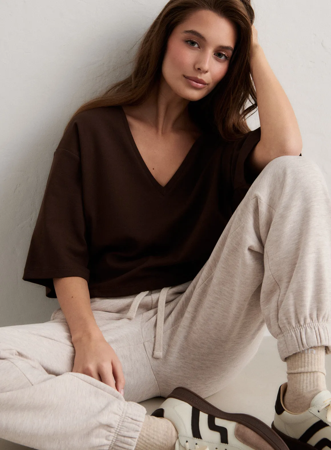 Chocolate Elevated T-shirt sold by Aimn product image thumbnail 3