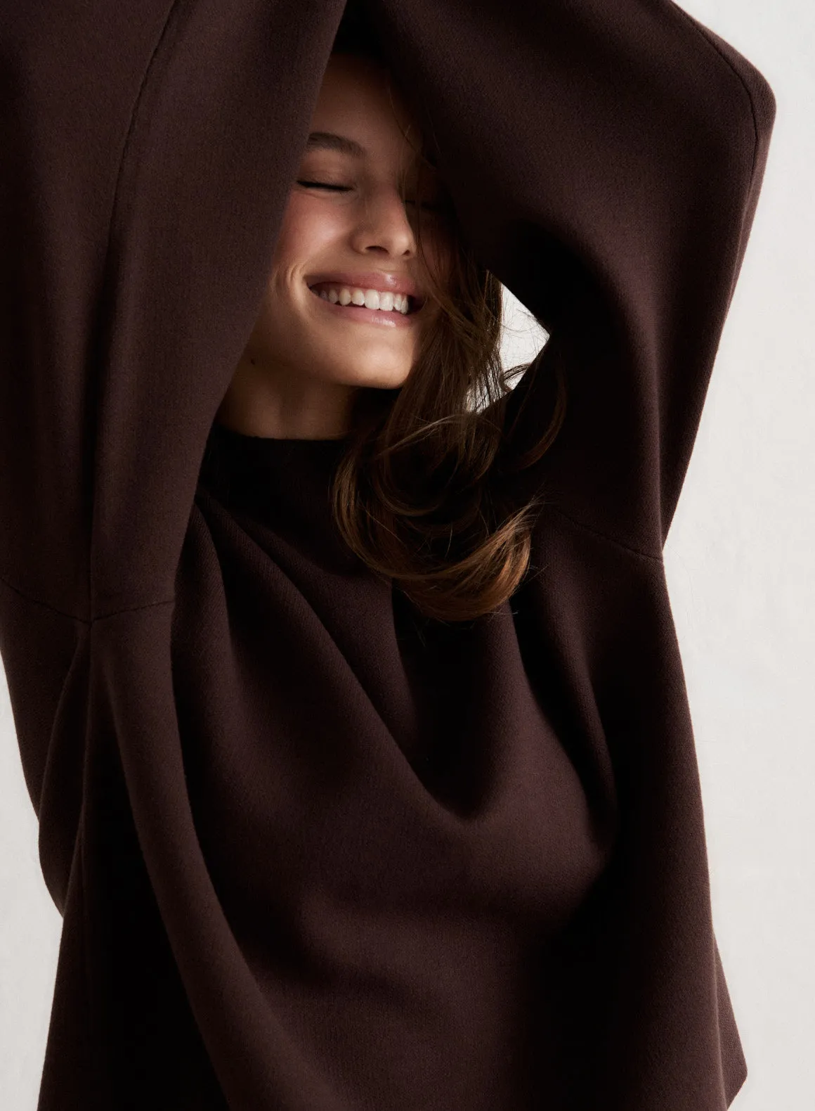Chocolate Perfect Knit Long Sleeve sold by Aimn product image thumbnail 2