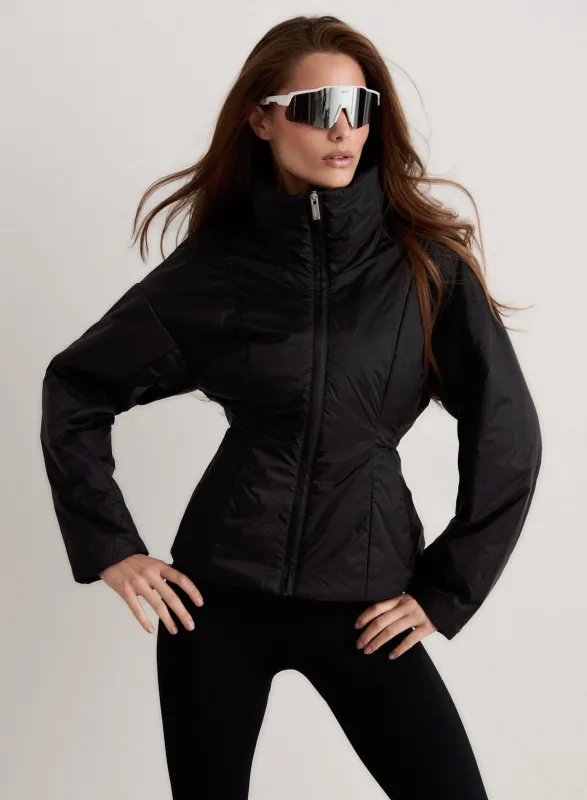 Black Padded Jacket sold by Aimn