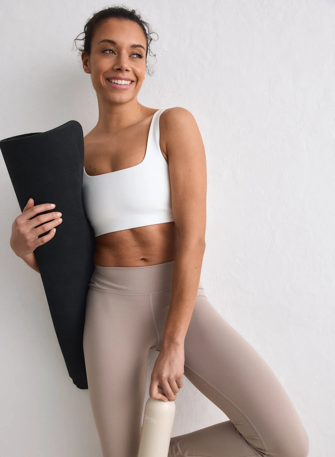 Dark Clay Sense Mid Waist Tights sold by Aimn product image thumbnail 4