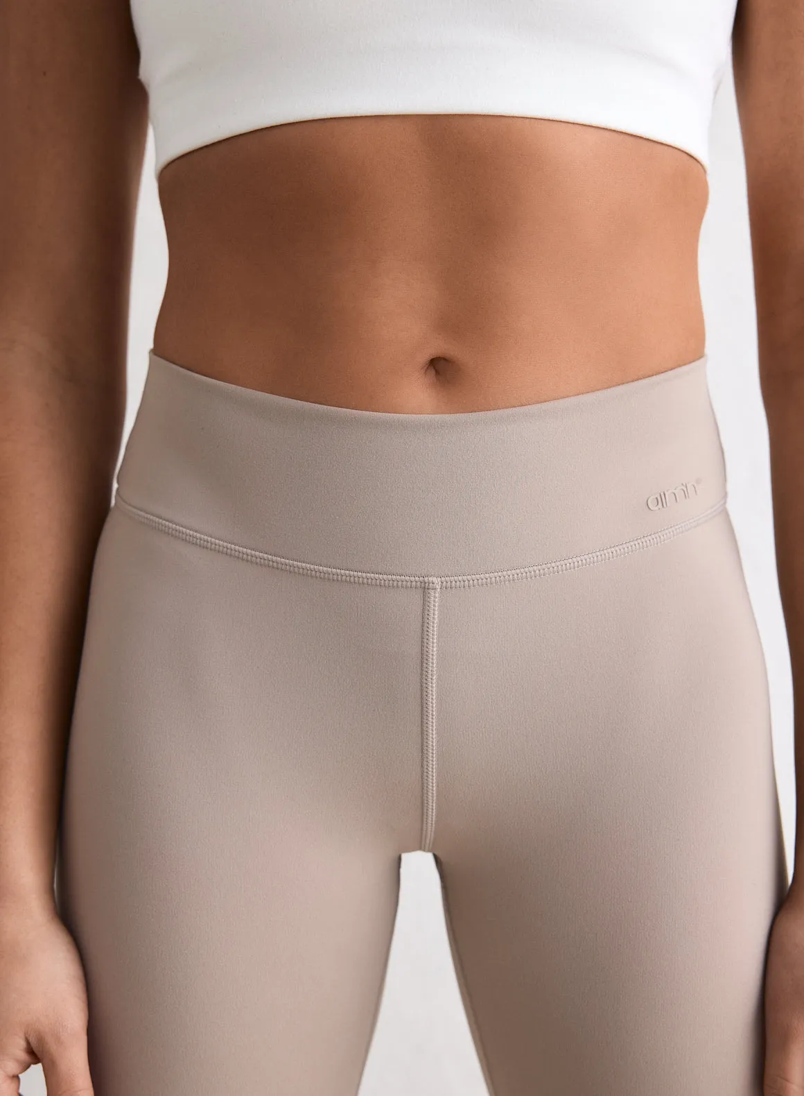 Dark Clay Sense Mid Waist Tights sold by Aimn product image thumbnail 2