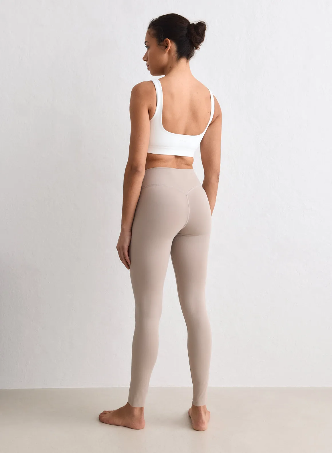 Dark Clay Sense Mid Waist Tights sold by Aimn product image thumbnail 3